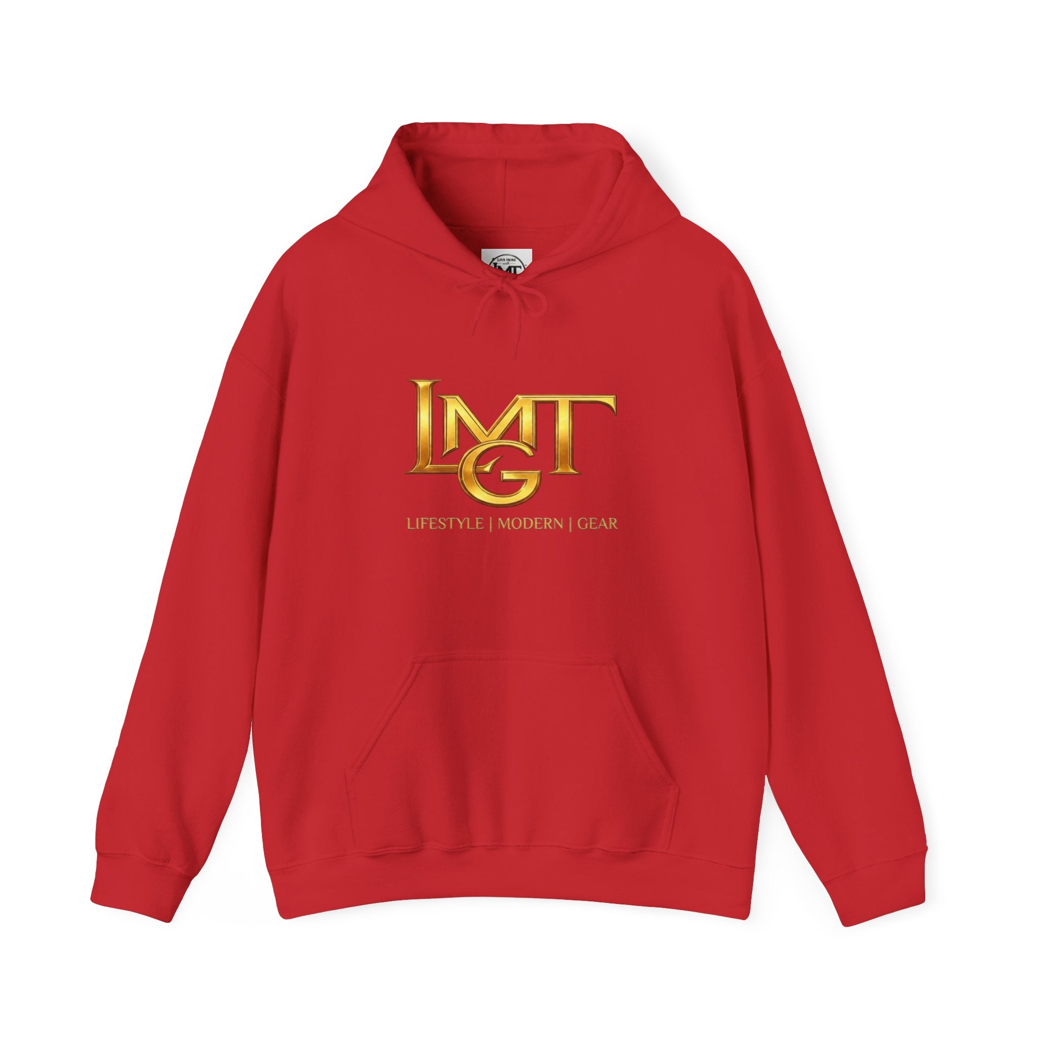 LMT Gold Logo Hoodie — "Balance Your Life" Graphic Pullover
