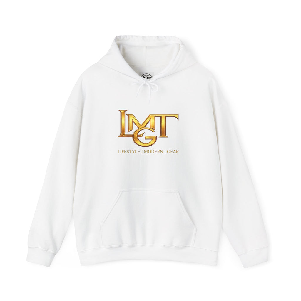 LMT Gold Logo Hoodie — "Balance Your Life" Graphic Pullover
