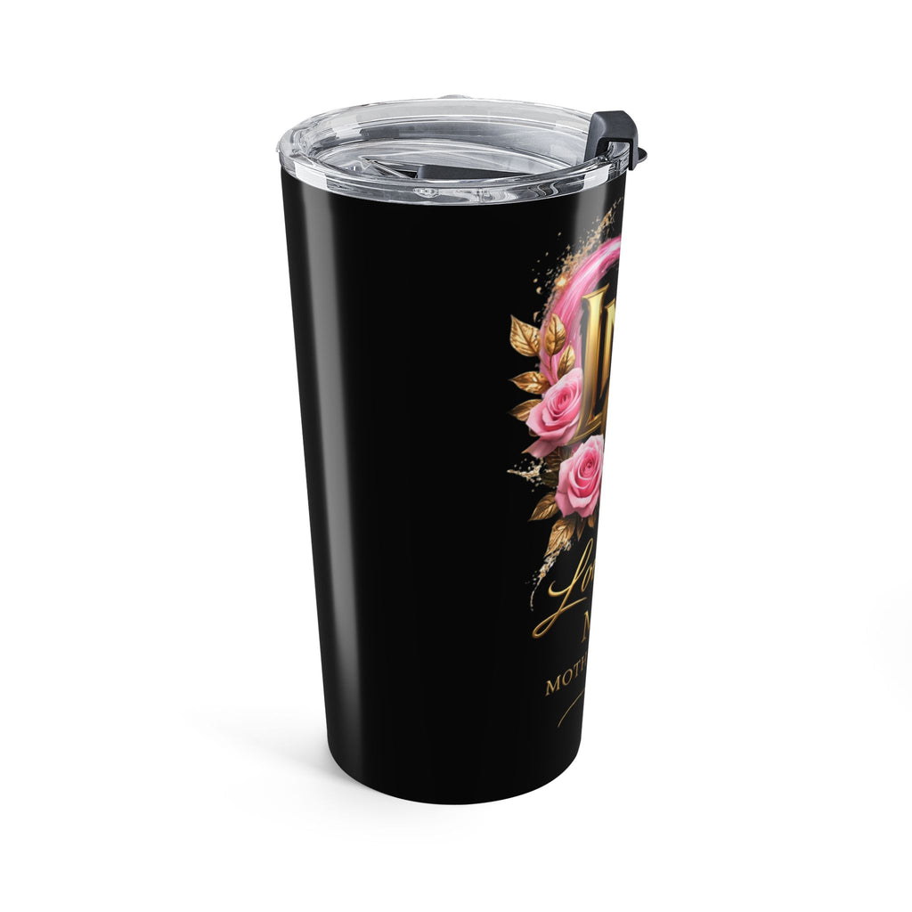 Happy Mother’s Day Love More "MOM" 20oz Tumbler —  Floral Heart Travel Mug