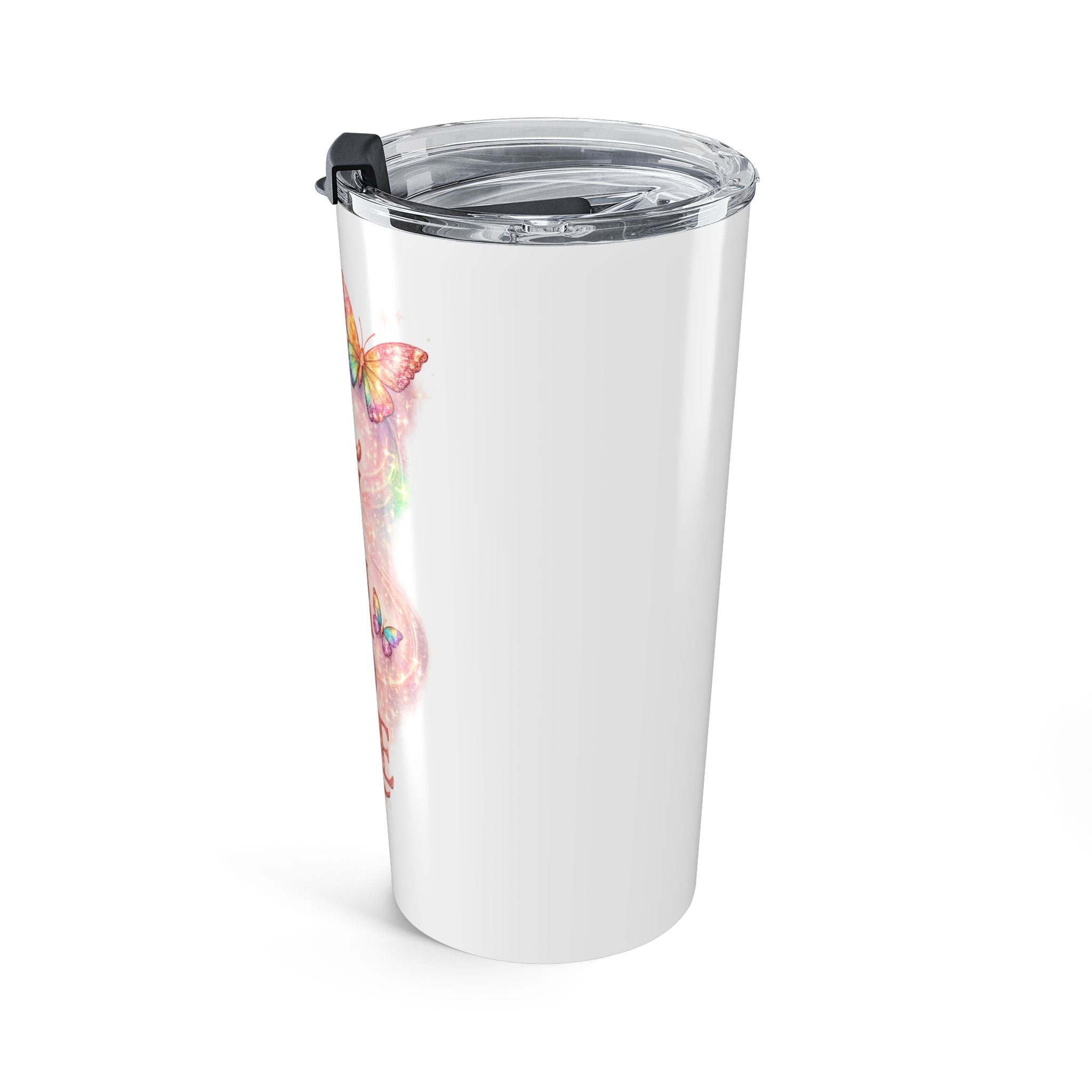 Tumbler – "Live More" Butterfly 20oz Insulated Travel Mug
