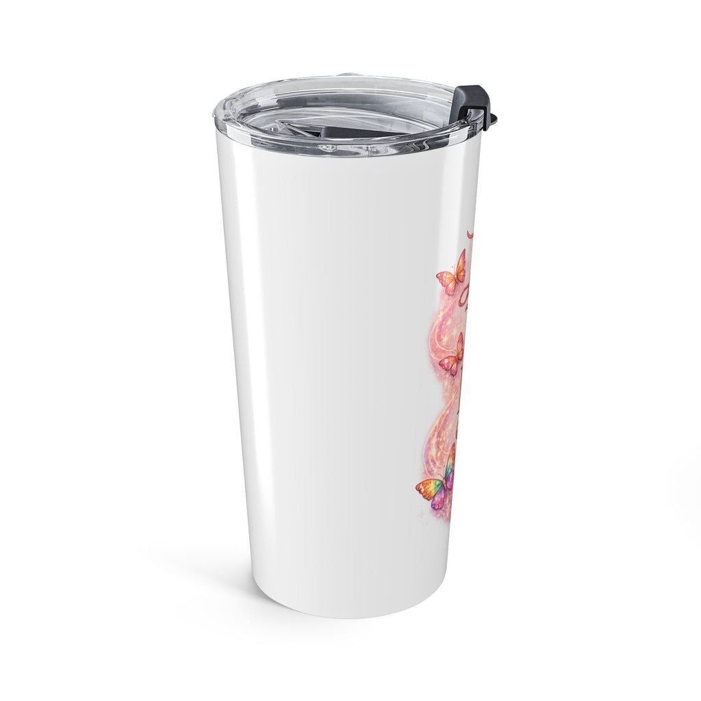 Tumbler – "Live More" Butterfly 20oz Insulated Travel Mug