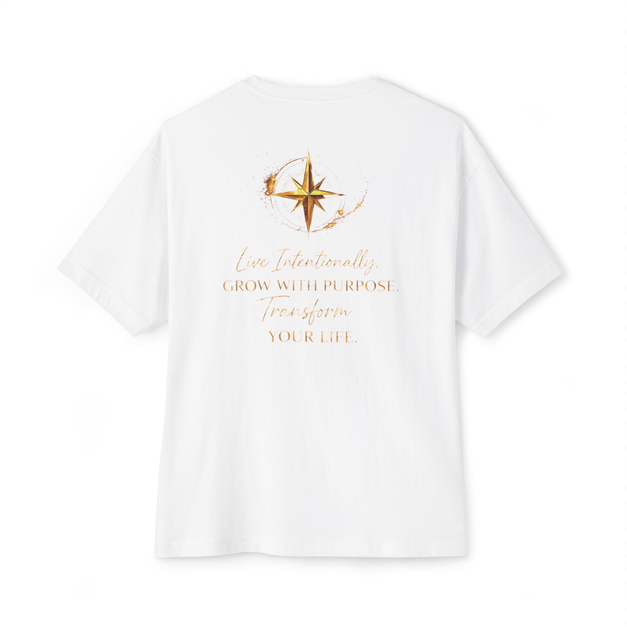 Live More Intentionally | Plain T-Shirt, Oversized Fit
