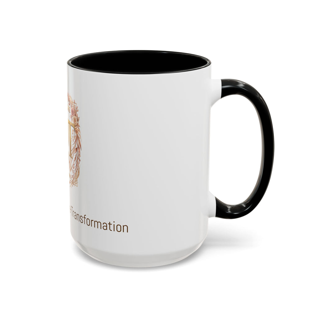 LMGT Global Tribe Accent Coffee Mug — 'Money·Gratitude·Transformation' Inspirational Black 11/15oz