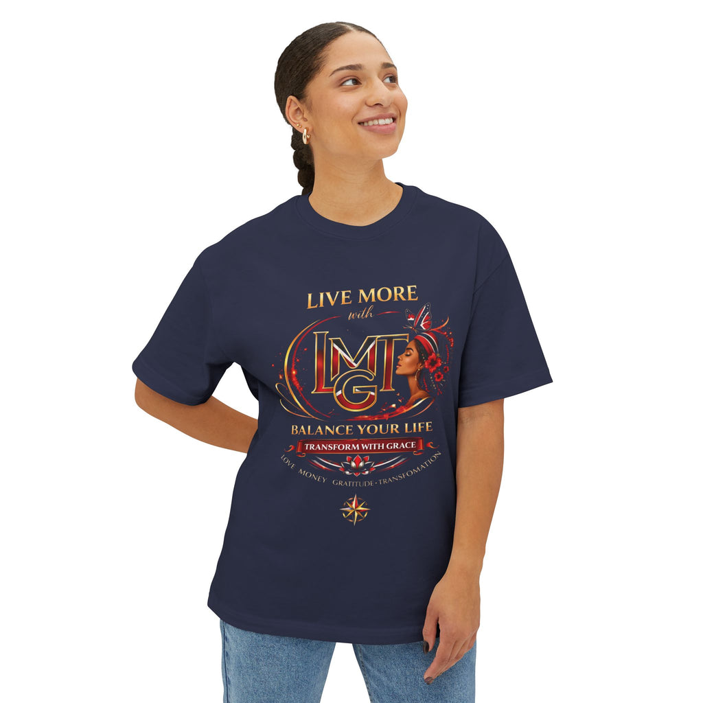 Live More LMGT Transformation Trini T-Shirt | Plain T-Shirt, Oversized Fit