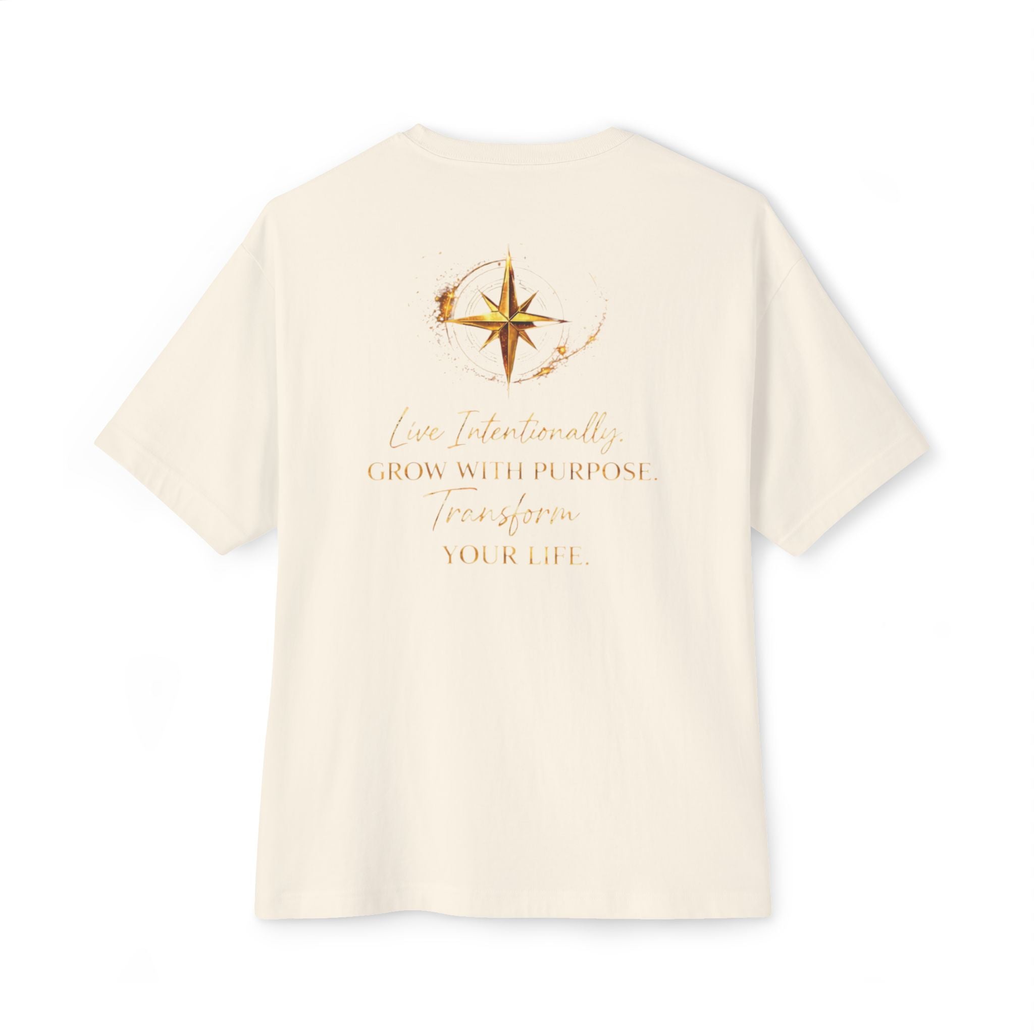 Live More Intentionally | Plain T-Shirt, Oversized Fit