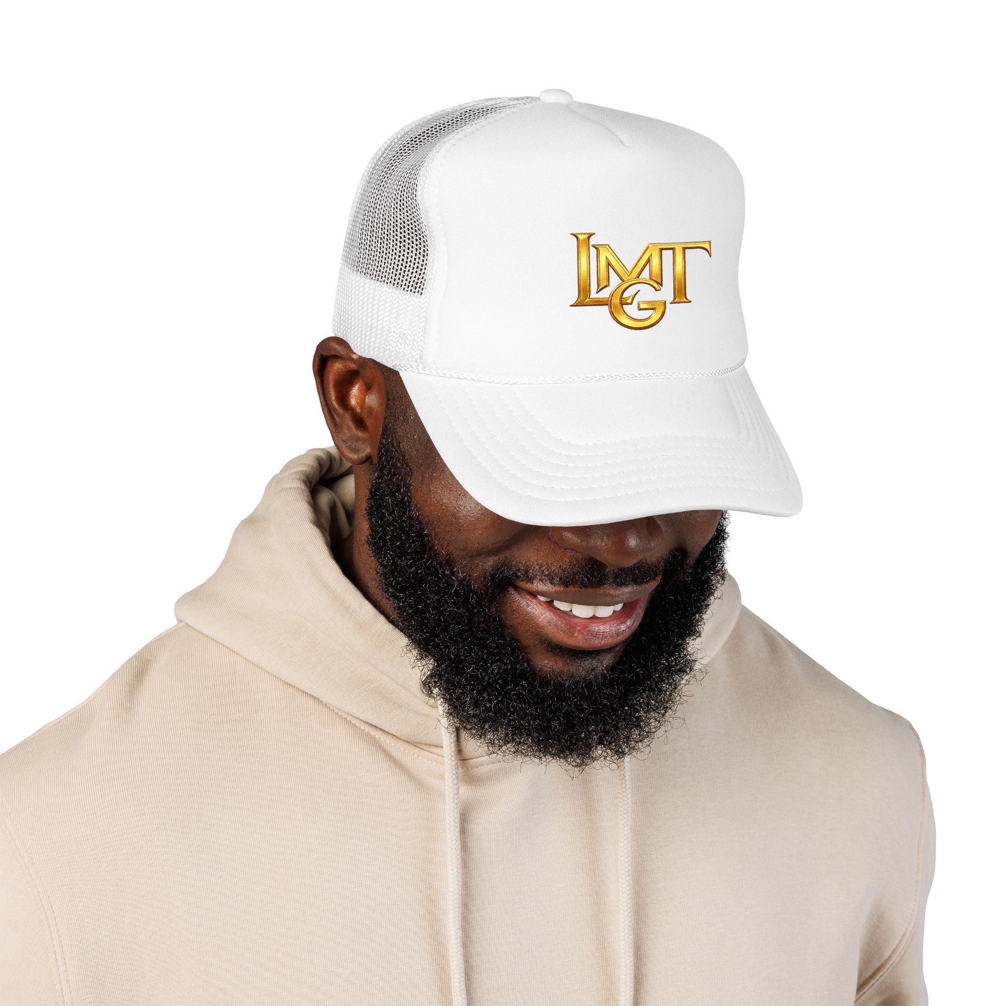 Gold LMTG Logo Trucker Hat