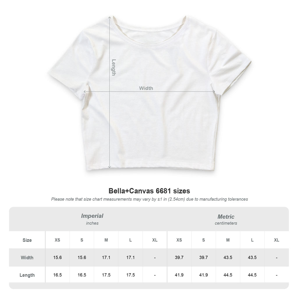 LMGT LIVE MORE Crown Monogram Crop Tee — Women’s Gold Crest Graphic