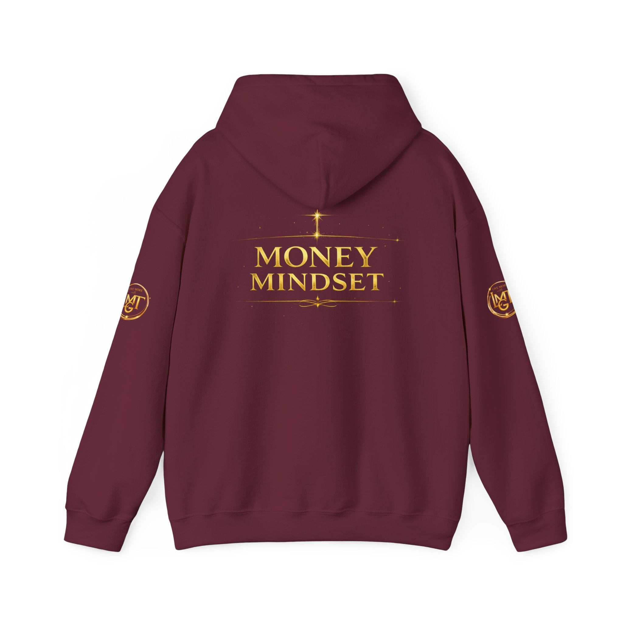 Money Mindset Hoodie — Gold LMTG Logo Premium Pullover