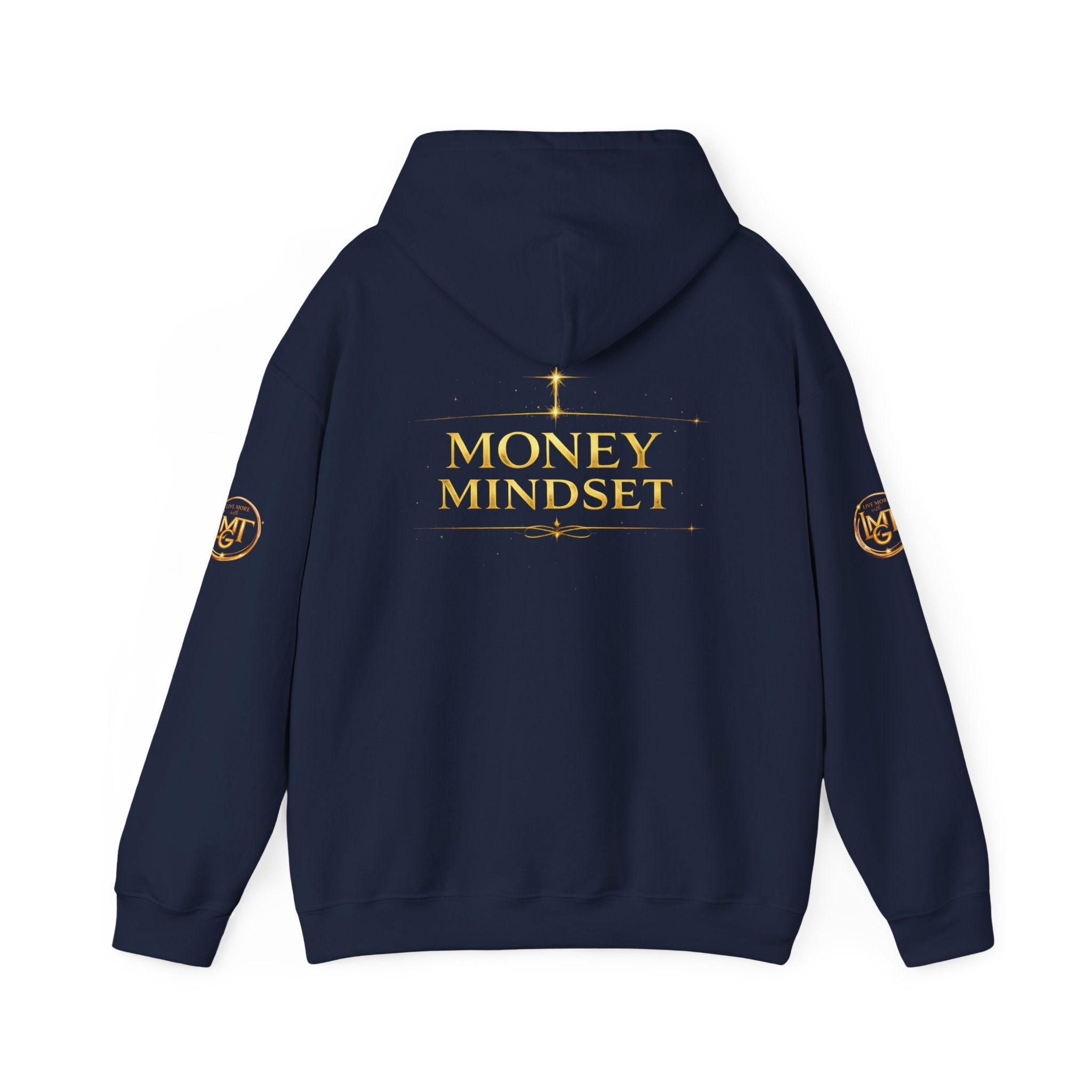 Money Mindset Hoodie — Gold LMTG Logo Premium Pullover