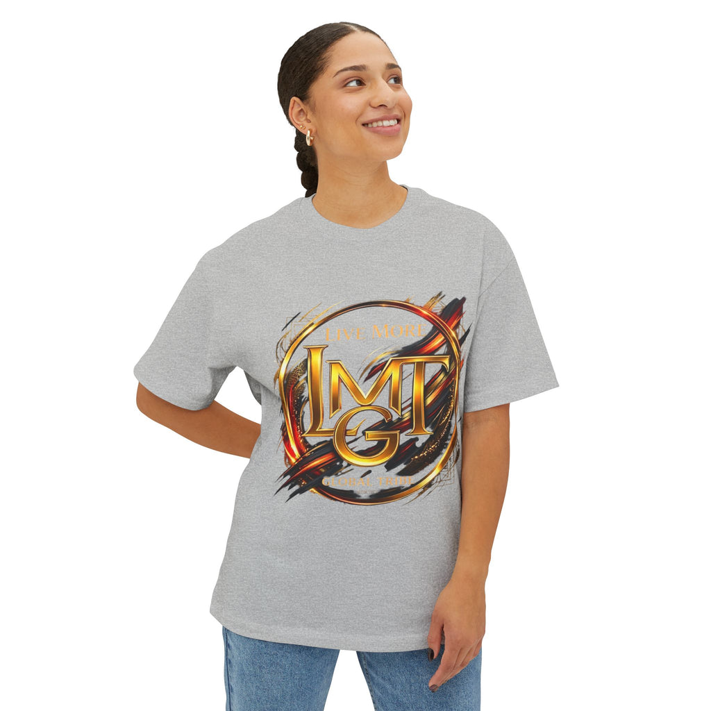 Live More Global Tribe | Plain T-Shirt, Oversized Fit