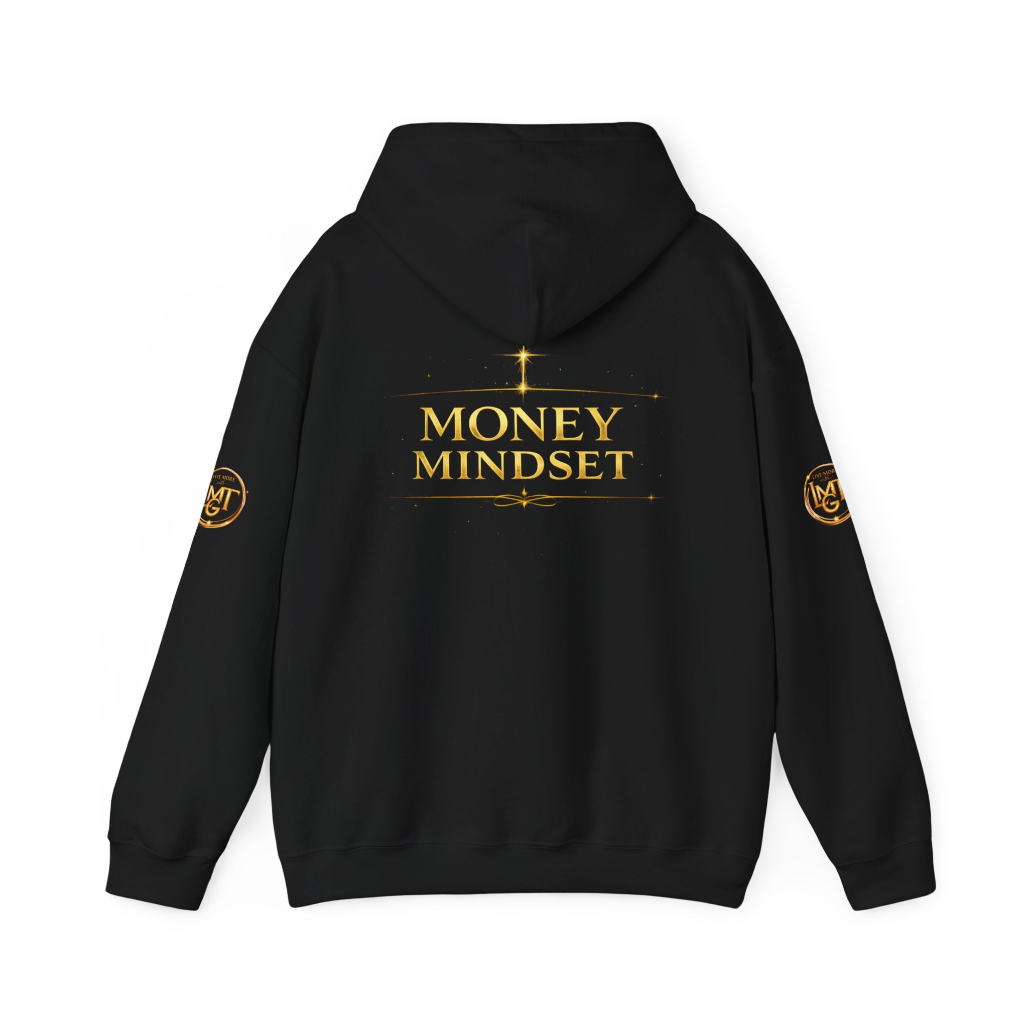 Money Mindset Hoodie — Gold LMTG Logo Premium Pullover