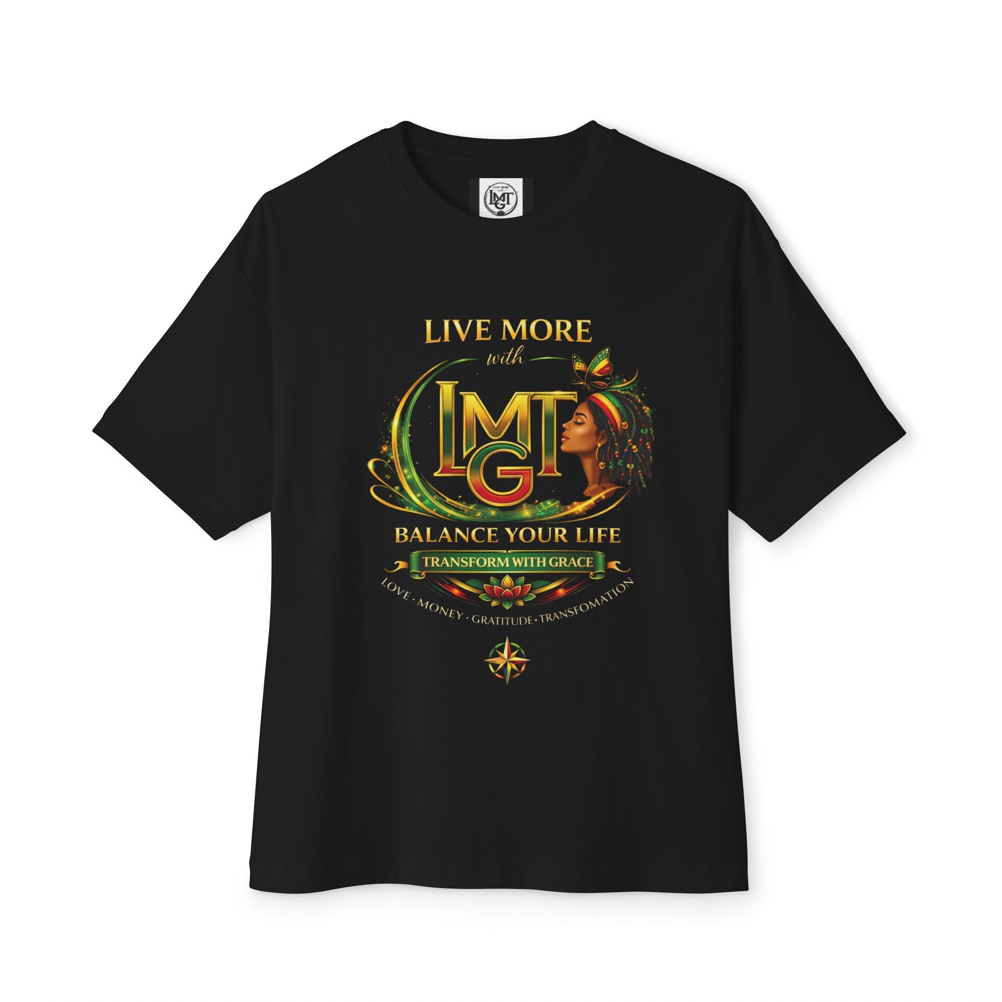 LMGT Live More Lifestyle Tee | Plain T-Shirt, Oversized Fit