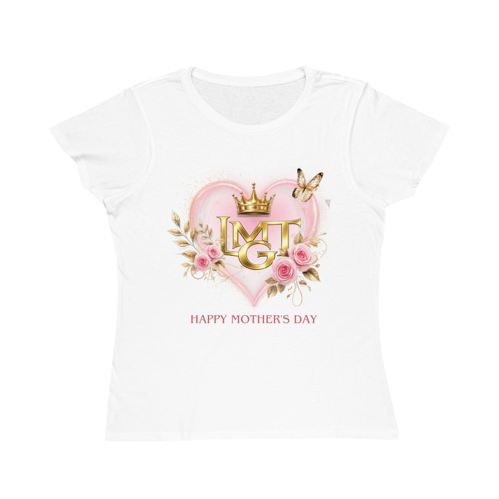 Happy Mother’s Day Love More  Heart Mom T-Shirt — Floral Crowned Love Tee